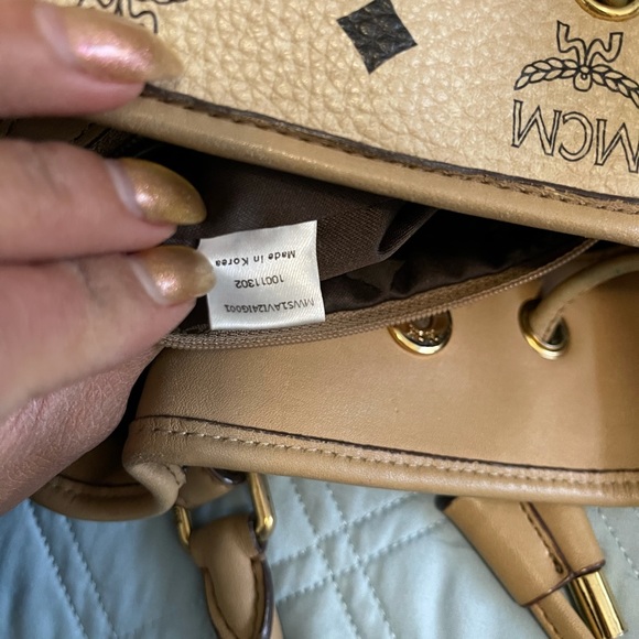 ‼️SOLD‼️Authentic MCM Vicetos drawstrings - Picture 9 of 10